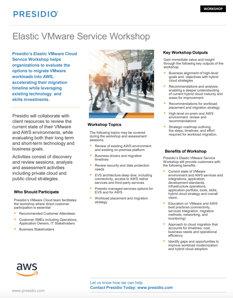 elastic vmware service