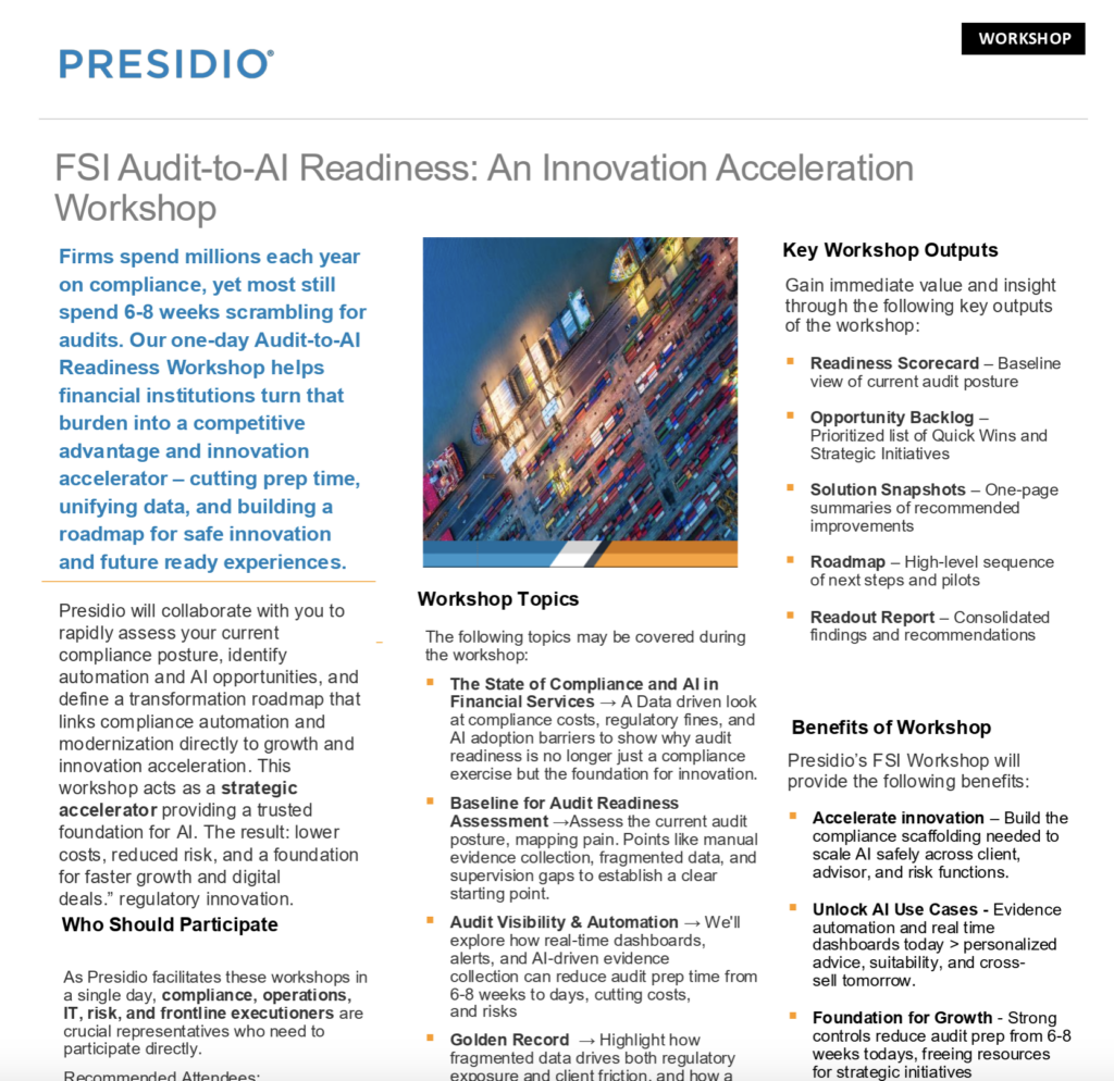 fsi audit to ai readiness