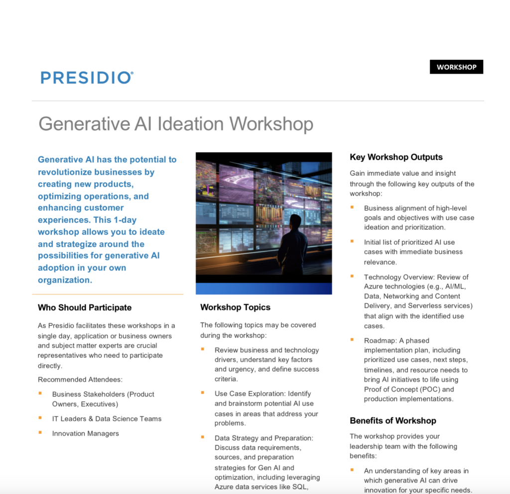 generative ai ideation workshop
