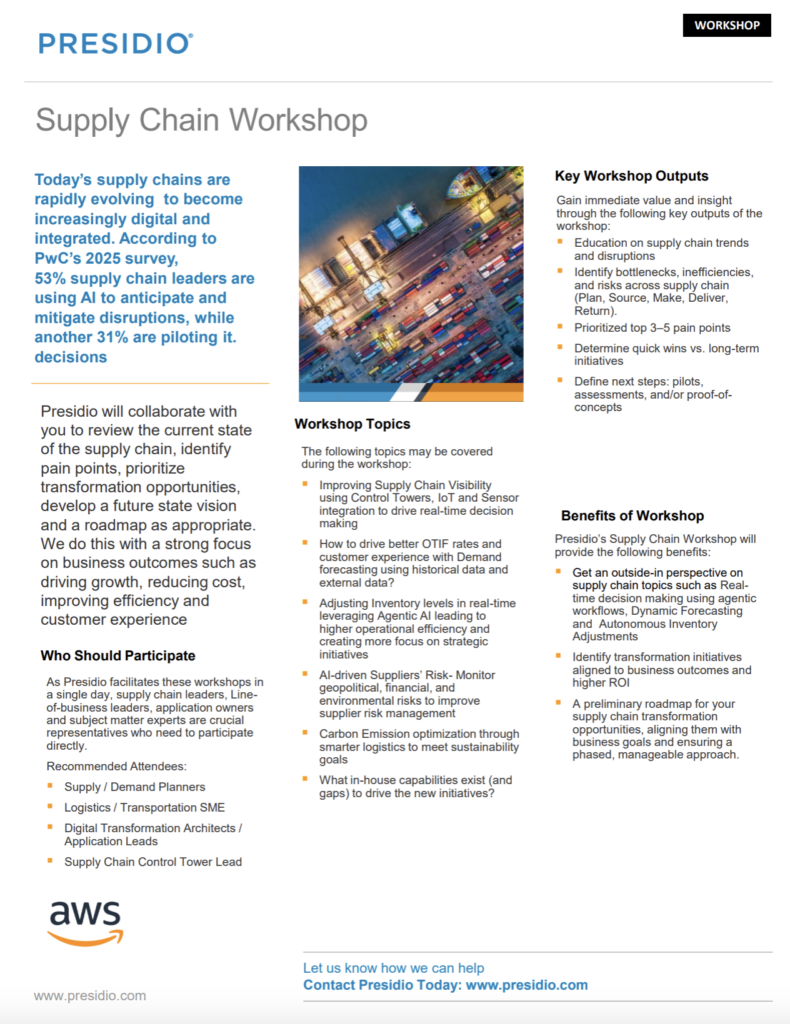 supply chain workshop