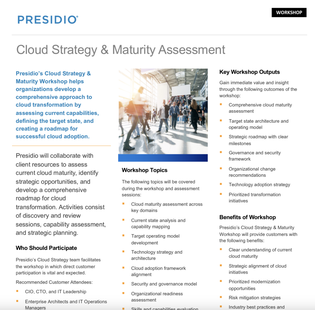 cloud strategy maturity