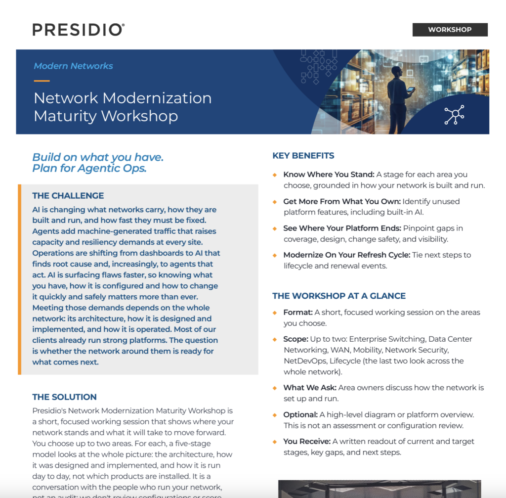 network modernization maturity