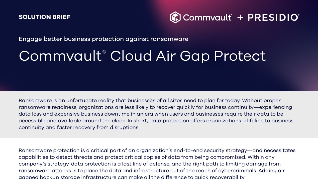 Air Gap Protect Solution Brief