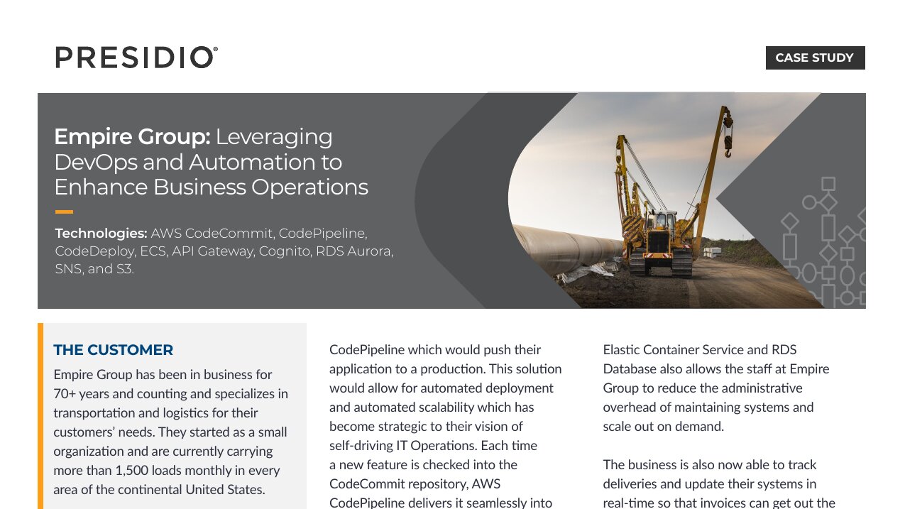 Case Study Empire Group