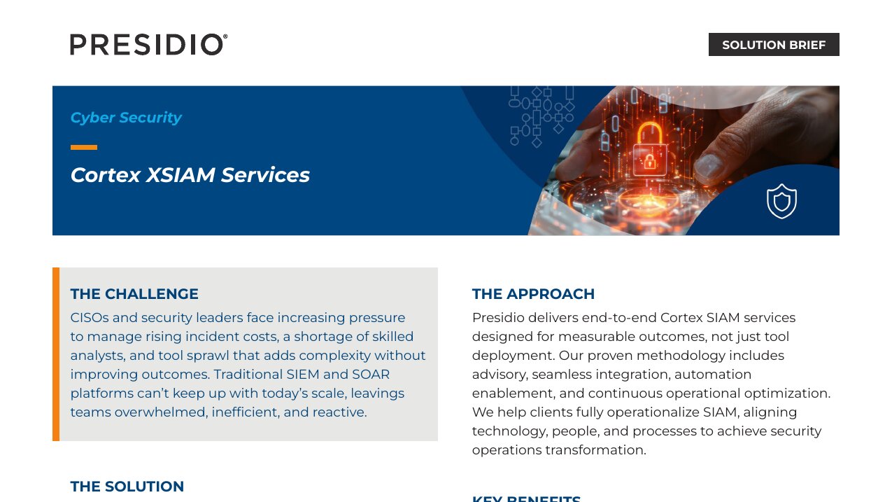 Cortex XSIAM Services