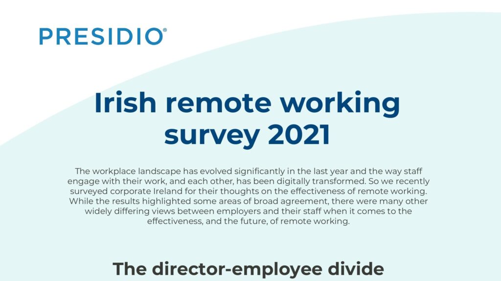 Irish Remote Working Survey 2021 thumbnail