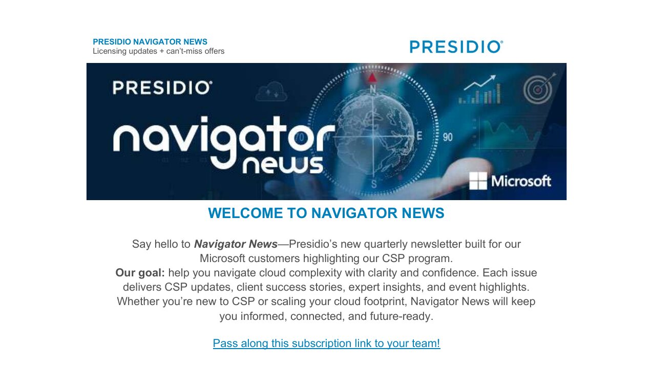 Navigator News Aug 2025