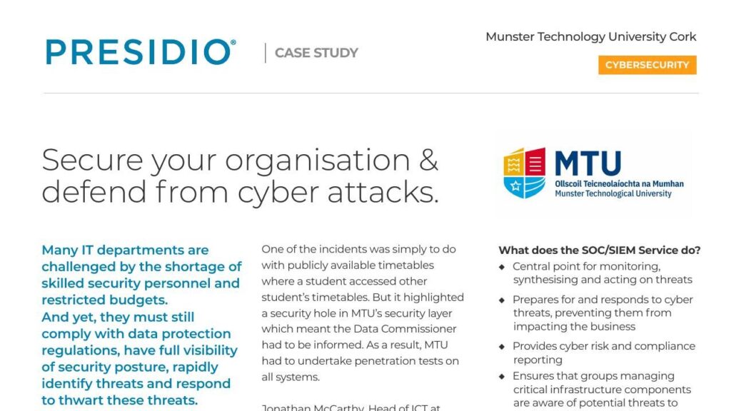 Presidio Case Study MTU CIT thumbnail