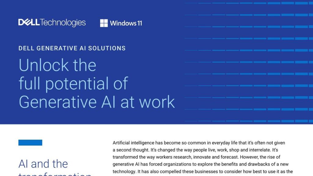 Presidio Dell Generative AI whitepaper thumbnail