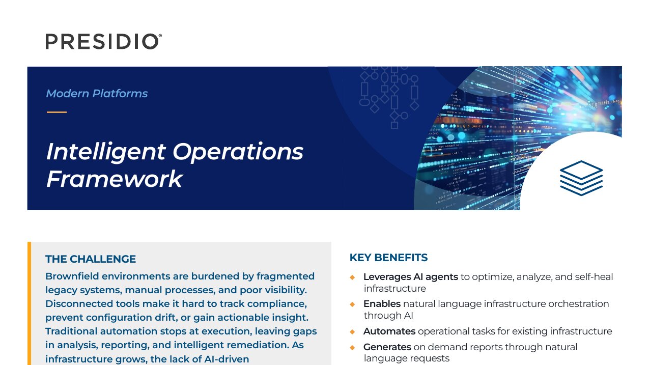 SBPresidio Intelligent Operations Framework0326 1