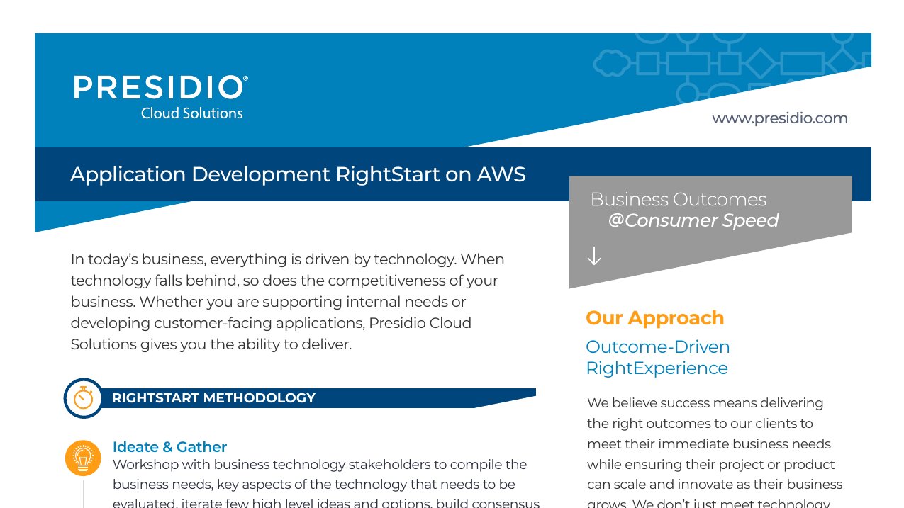 Slick Presidio AppDev Rightstart AWS