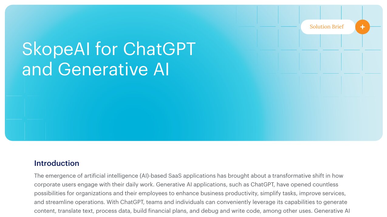 skopeai for chatgpt and generative ai presidio