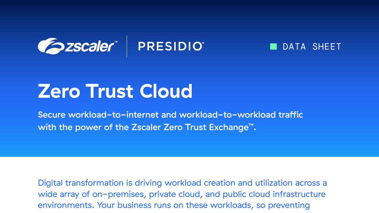 zero trust cloud presidio